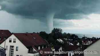Riesige Wasserhose über dem Bodensee sorgt für spektakuläre Bilder