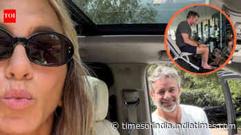 Jennifer Aniston gives fans a glimpse into life with Jim Curtis