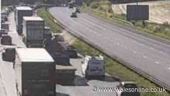 Crash causing major delays on M4 - live traffic updates