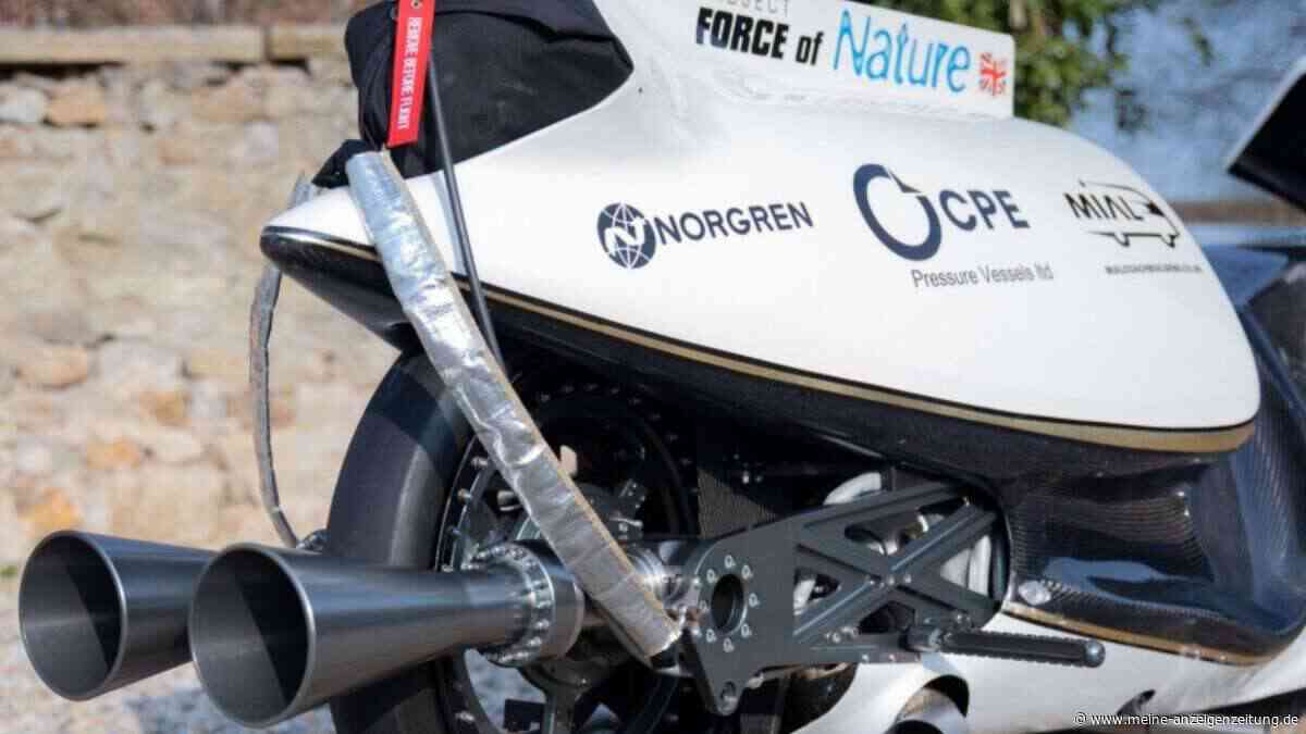 Motorrad rast mit 300 km/h – doch ohne klassischen Motor
