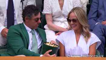 Rory McIlroy leaves Erica Stoll hanging at Wimbledon in awkward Royal Box moment