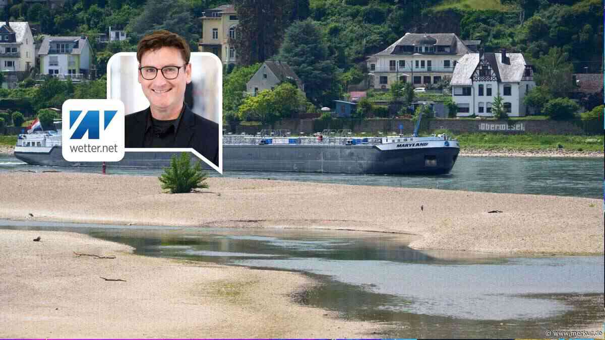 Pegel im Rhein sinkt – Hitzewelle bringt Schiffe jetzt in ernste Bedrängnis