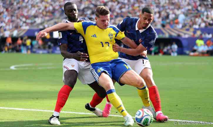 French press react to William Saliba's performance vs Sweden