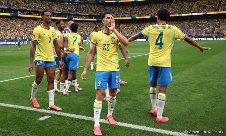 "Oh top top top": £52m Arsenal star sends wholesome reaction after Martinelli's winning goal for Brazil