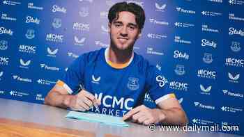 Hayden Hackney tells Everton fans to 'expect a bit of everything from me' as he signs deal until 2031... as Brentford make improved bis for Burnley's Jaidon Anthony: WINDOW WATCH
