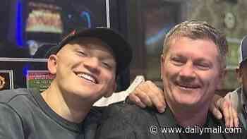 Moment arsonists firebomb Ricky Hatton's car in 'targeted attack' outside his devastated son Campbell's house