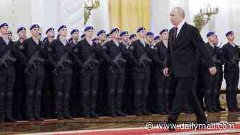 Paranoid Putin boosts his personal protection squad to 800 officers amid assassination fears