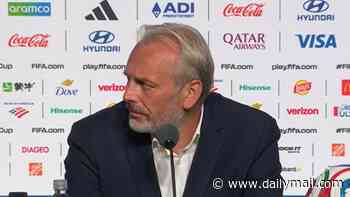The remarkable moment DR Congo's manager left stunned as press officer announces the death of his father in a press conference after England defeat