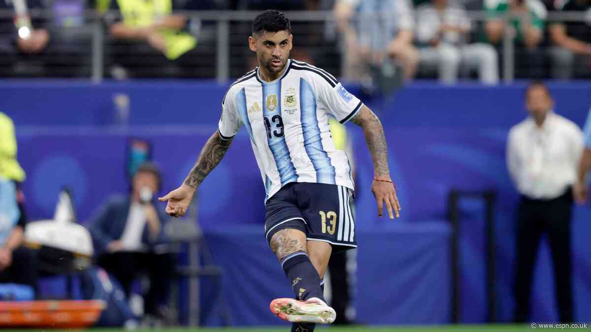 Sources: Romero fit for Argentina vs. Cape Verde
