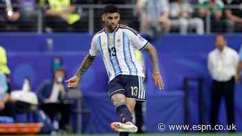 Sources: Romero fit for Argentina vs. Cape Verde