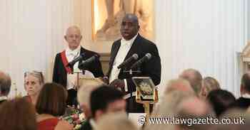 'No long-term predictions': Lammy jokes about tenure at judges' dinner