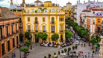Man starts busking on streets of Seville and British tourists soon realise who it is