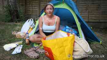 Nurse 'left to live in a tent on a grass verge with Greggs and Tesco vouchers'