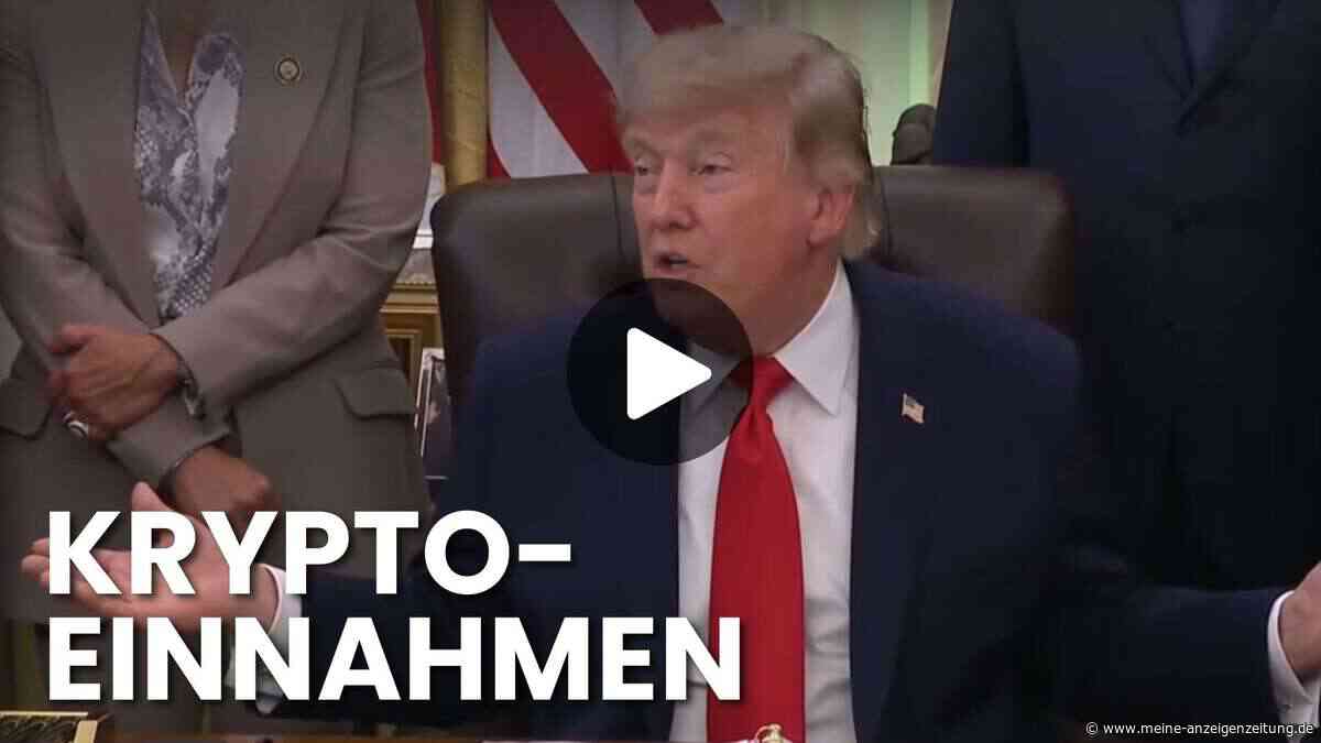 Im Video: Trump enthüllt Krypto-Einnahmen – unfassbare Zahlen