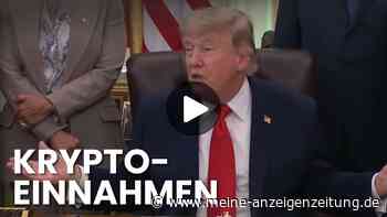 Im Video: Trump enthüllt Krypto-Einnahmen – unfassbare Zahlen