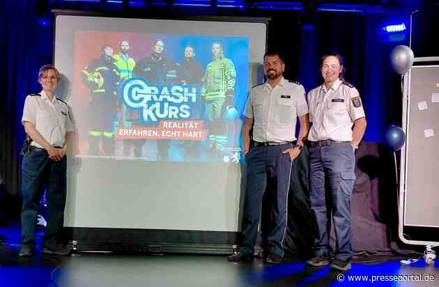POL-OF: Verkehrsprävention: "CrashKurs" am Grimmelshausen-Gymnasium;Zeugensuche nach Kollision zwischen Radfahrern und anschließender Flucht; und mehr