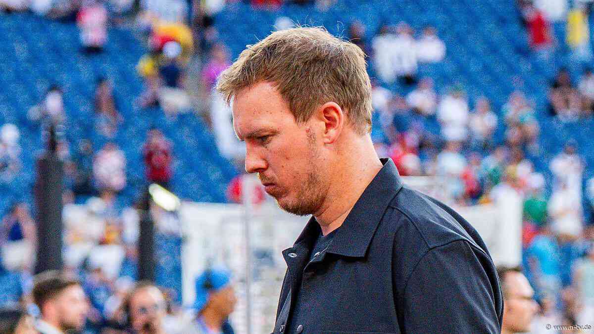 Trainer zu "selbstverliebt"?: DFB-Quellen: Nagelsmann "hat keine Chance mehr"