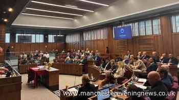 Leaderless Oldham Council met for 30 minutes, still didn't break its bitter deadlock, then watched England