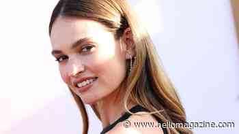 Hollywood bombshell Lily James unveils summer blonde hair transformation in plunging halterneck crop top