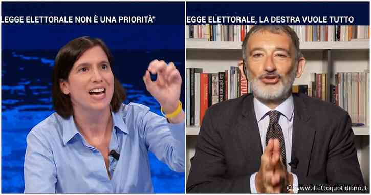 Scintille Senaldi-Schlein su La7: “Con Conte vi giocate la leadership a dadi?”. “Domanda mai sentita…ho sempre detto o accordo a chi prende un voto in più o primarie”