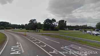Casualty taken to hospital after two-vehicle crash on A174 Kirkleatham roundabout