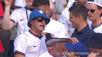 Bristol fan becomes unexpected star of post-World Cup baseball game