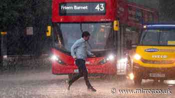 Met Office forecasts heavy rain for 6 counties on Friday but heatwave looms - full list
