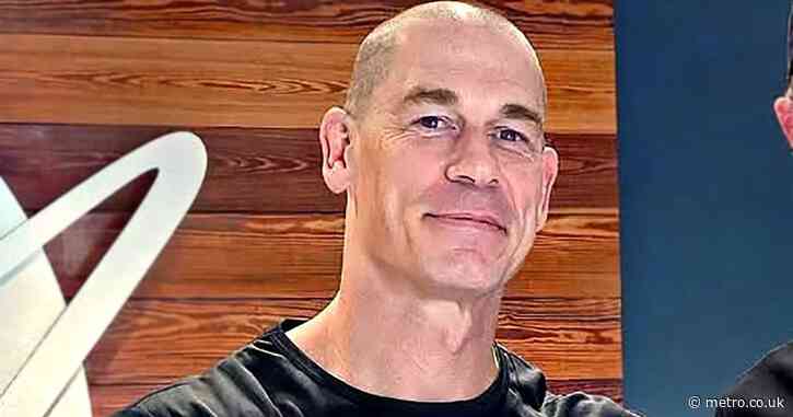 John Cena debuts bald look ahead of hair transplant