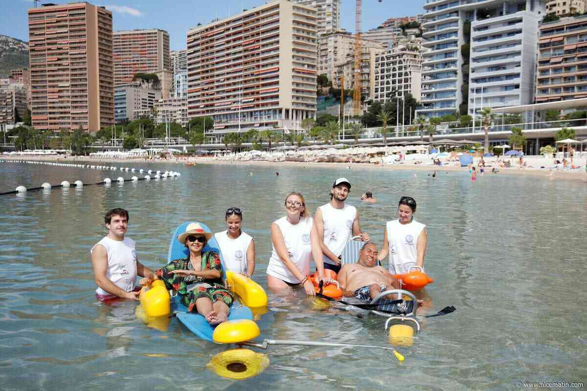 Il a accueilli plus de 80 personnes à mobilité réduite l’été dernier : le site handiplage de Monaco ouvre ses portes pour la saison estivale
