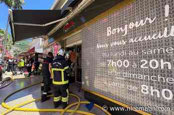 Incendie en plein centre-ville de Grasse : le magasin Utile évacué, important dispositif de pompiers déployé