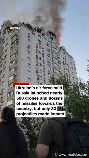 Major Russian attack hits Kyiv overnight