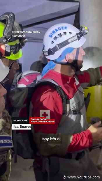 Rescuers make contact with man found under rubble a week since earthquake