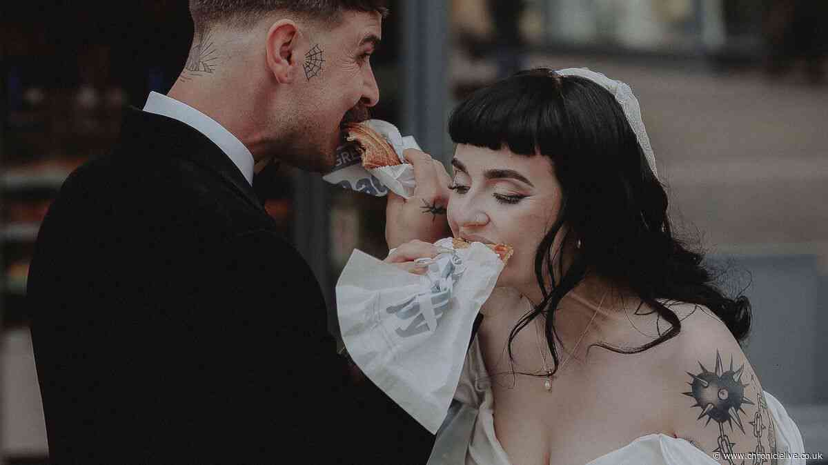Couple snuck away from own wedding to do 'really Newcastle thing'