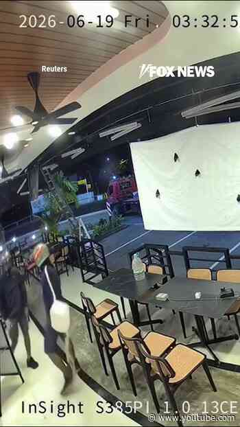 Arsonist sets OWN feet ON FIRE while torching new restaurant #shorts #world #crime #viral