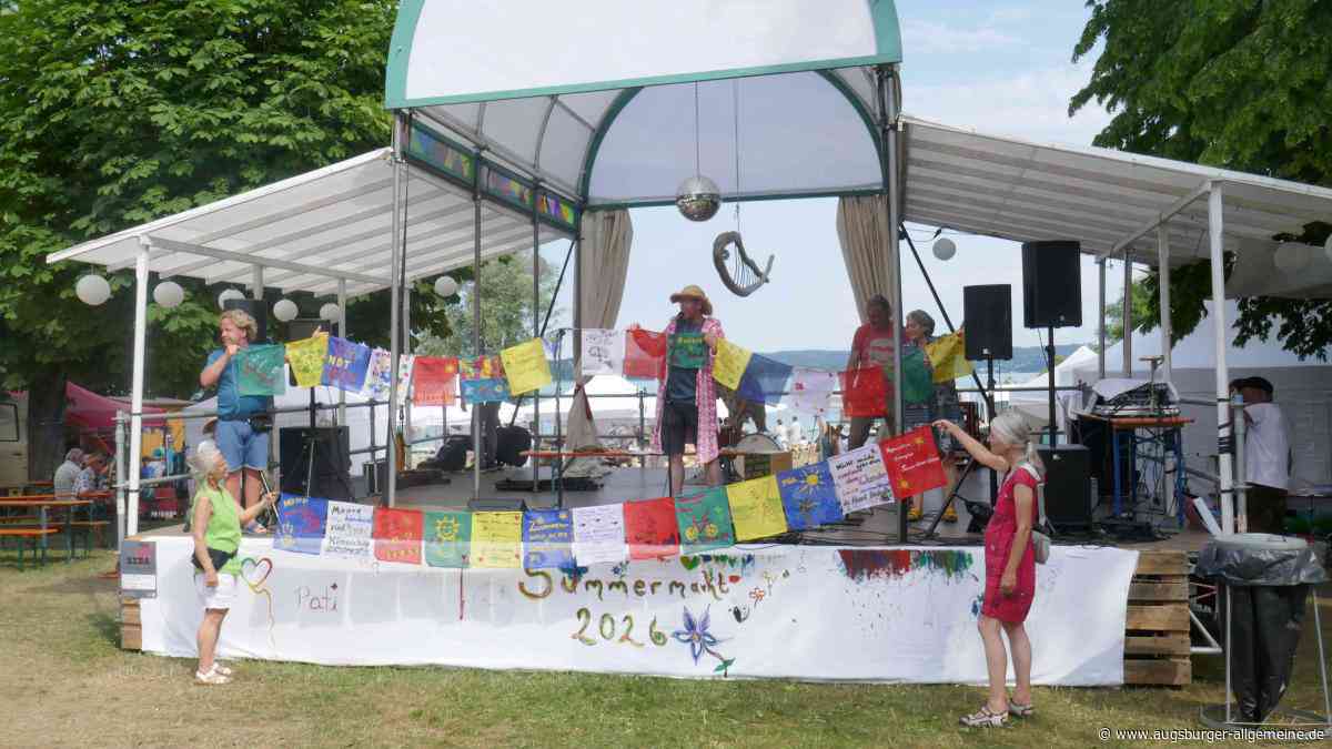 Beim Summermarkt gibt es auch viele gute Wünsche