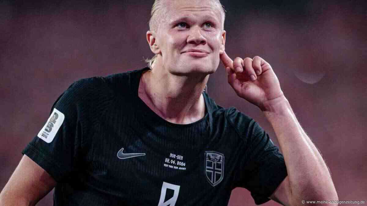 Ein Kontakt, ein Tor: Haaland sprengt bei der WM alle Rekorde