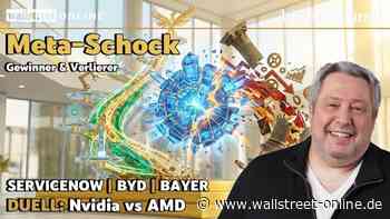 Der Meta-Schock: ServiceNow: Software-Erholung | BYD: Exportrekord | Bayer: Ausgliederung