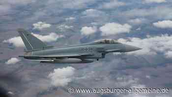 Eurofighter trainieren auf dem Lechfeld