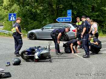 Unfall: Autofahrer übersieht Rollerfahrer in Meckenheim