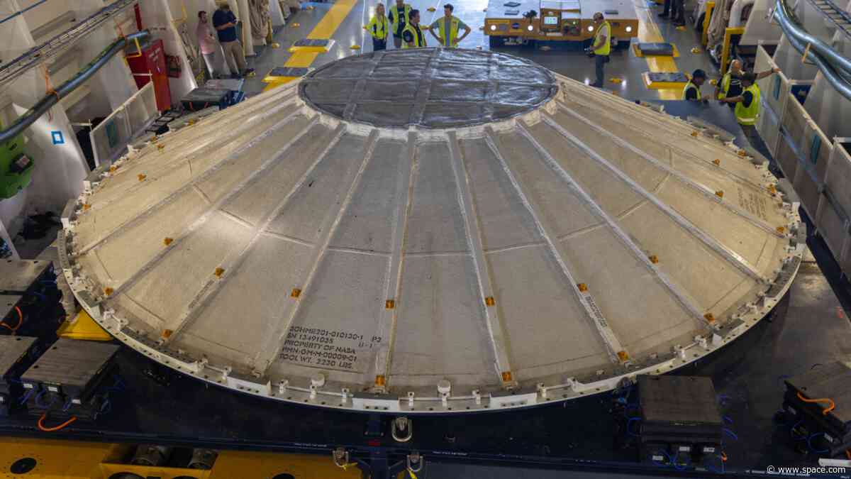 'Flying saucer' arrives at NASA for Artemis 3 moon mission in time for World UFO Day | Space photo of the day for July 2, 2026