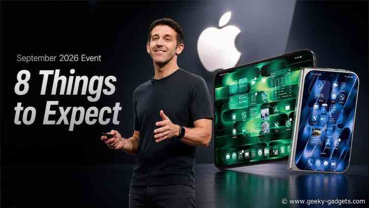 Apple’s September 2026 Event: New CEO John Ternus to Unveil First Foldable iPhone