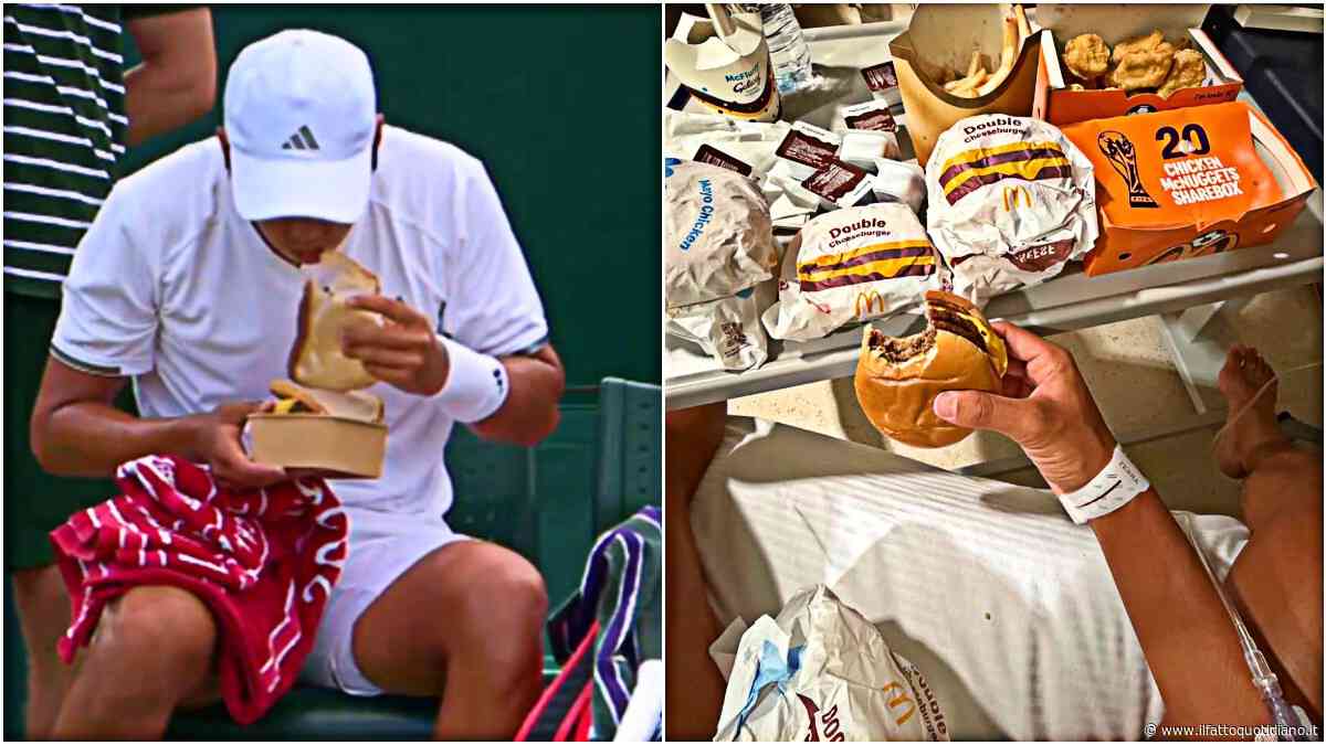 La storia più assurda di Wimbledon: Tien chiede del pane in campo, finisce in ospedale per un problema allo stomaco e ordina al McDonald’s