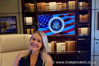 Trump ruthlessly mocked for fake ‘library’ books on his new Qatar-gifted Air Force One
