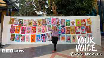Textile artist's 206 tea towels lost in the post