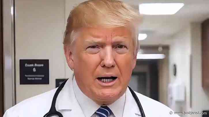 Trump Shares Bizarre AI Video as a Doctor Diagnosing 6 Celebrities With ‘Trump Derangement Syndrome’: Watch