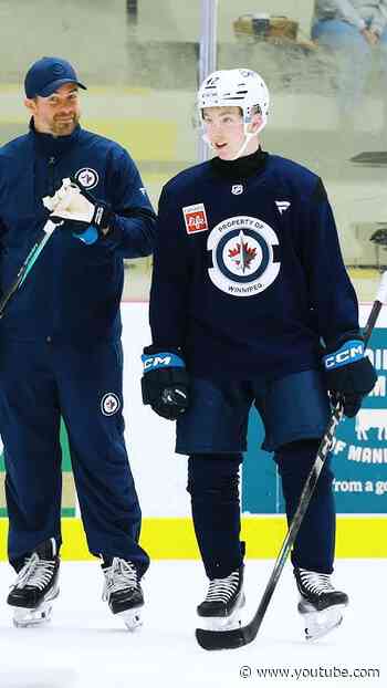 Visor Viggo Björck mic’d up #gojetsgo