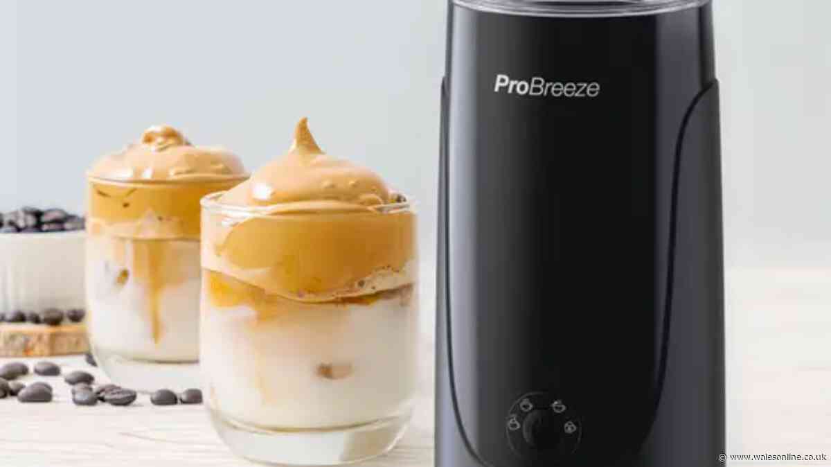 £50 milk frother 'makes a lovely cappuccino' drops to £12 with deal stack