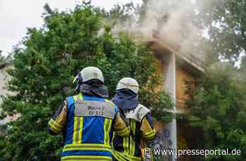 FW-BO: Rauchentwicklung in ehemaligem Schulgebäude - Feuer im ersten Obergeschoss zügig gelöscht