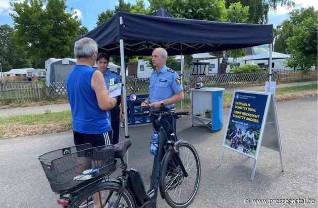 POL-PDTR: Präventionsveranstaltung "Fahrradfahrer" der Polizei Schweich auf dem Moselradweg