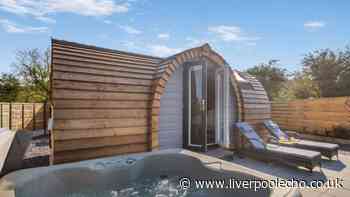 'Romantic pod' with 'breathtaking views' in Conwy with hot tub and sauna